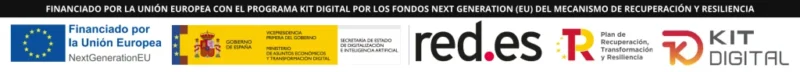 Financiado por la Unión Europea, Gobierno de España, red.es, Plan de Recuperación y Kit Digital
